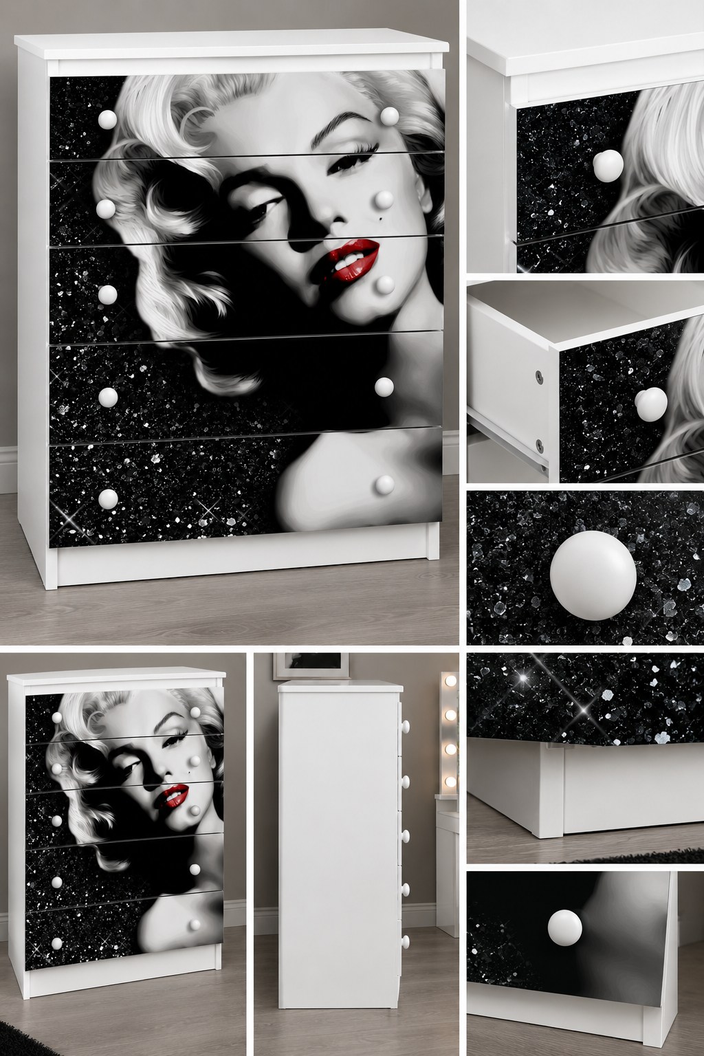 Cassettiera Marilyn Monroe