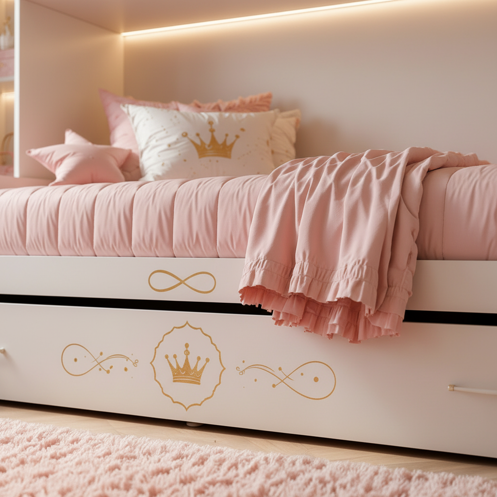 Cameretta a ponte barbie luxury