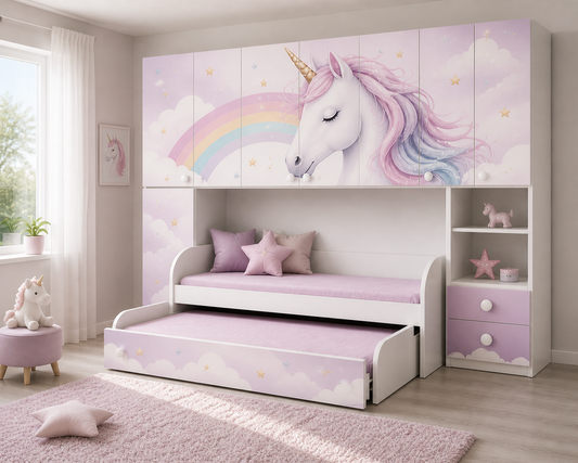 Cameretta a ponte unicorno