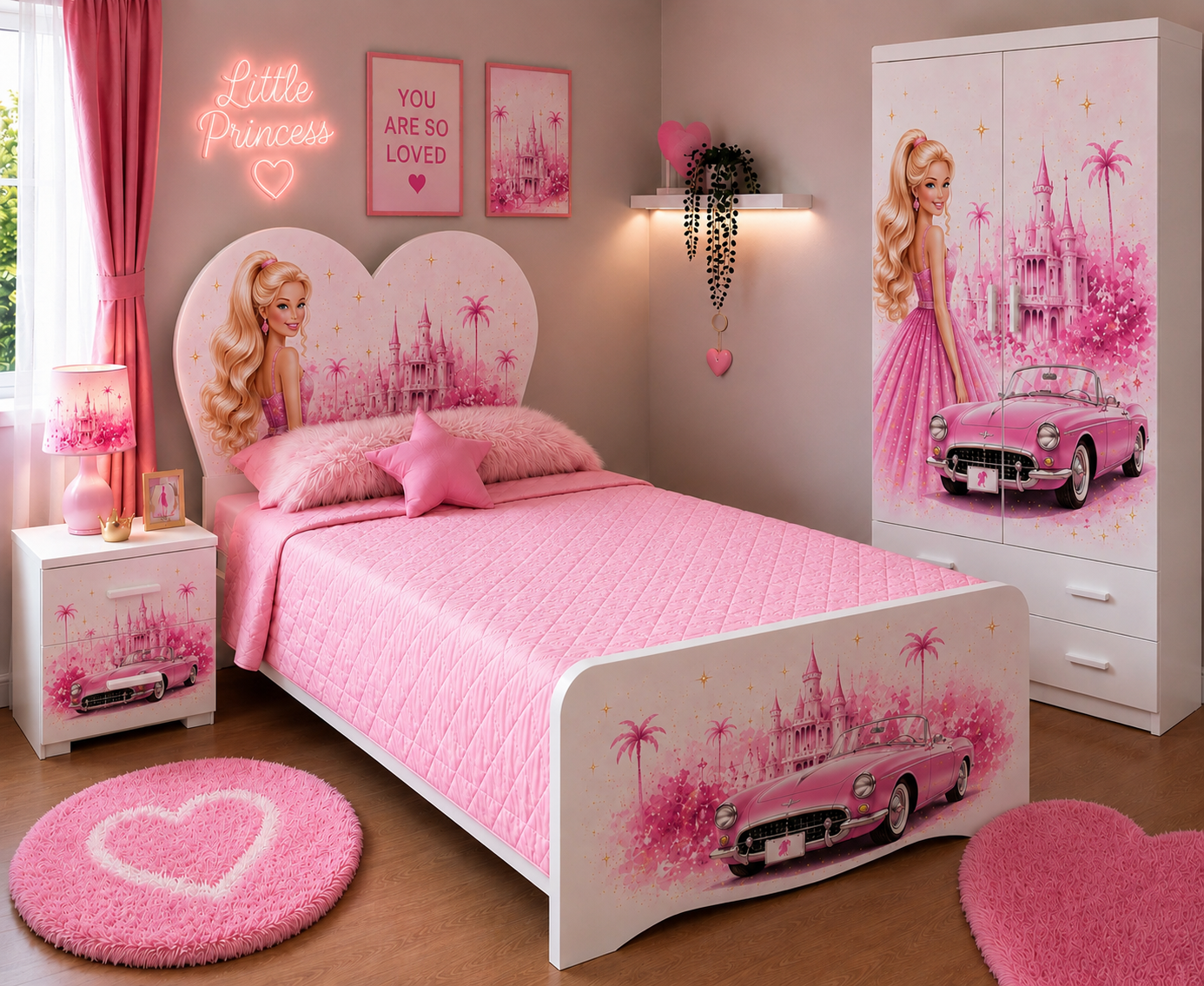 Cameretta "Cuore BARBIE"