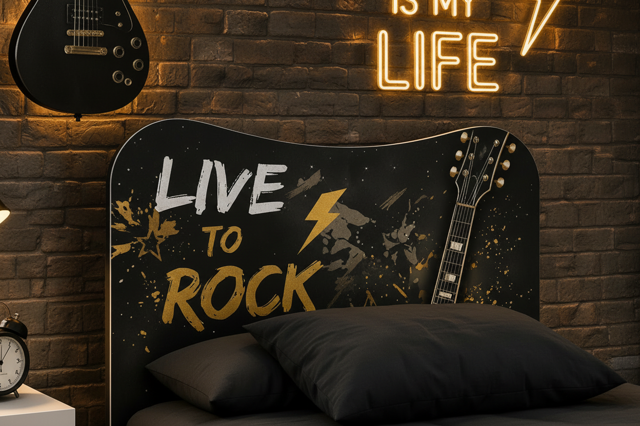 Rock Legend Room – Cameretta Completa Tema Chitarra