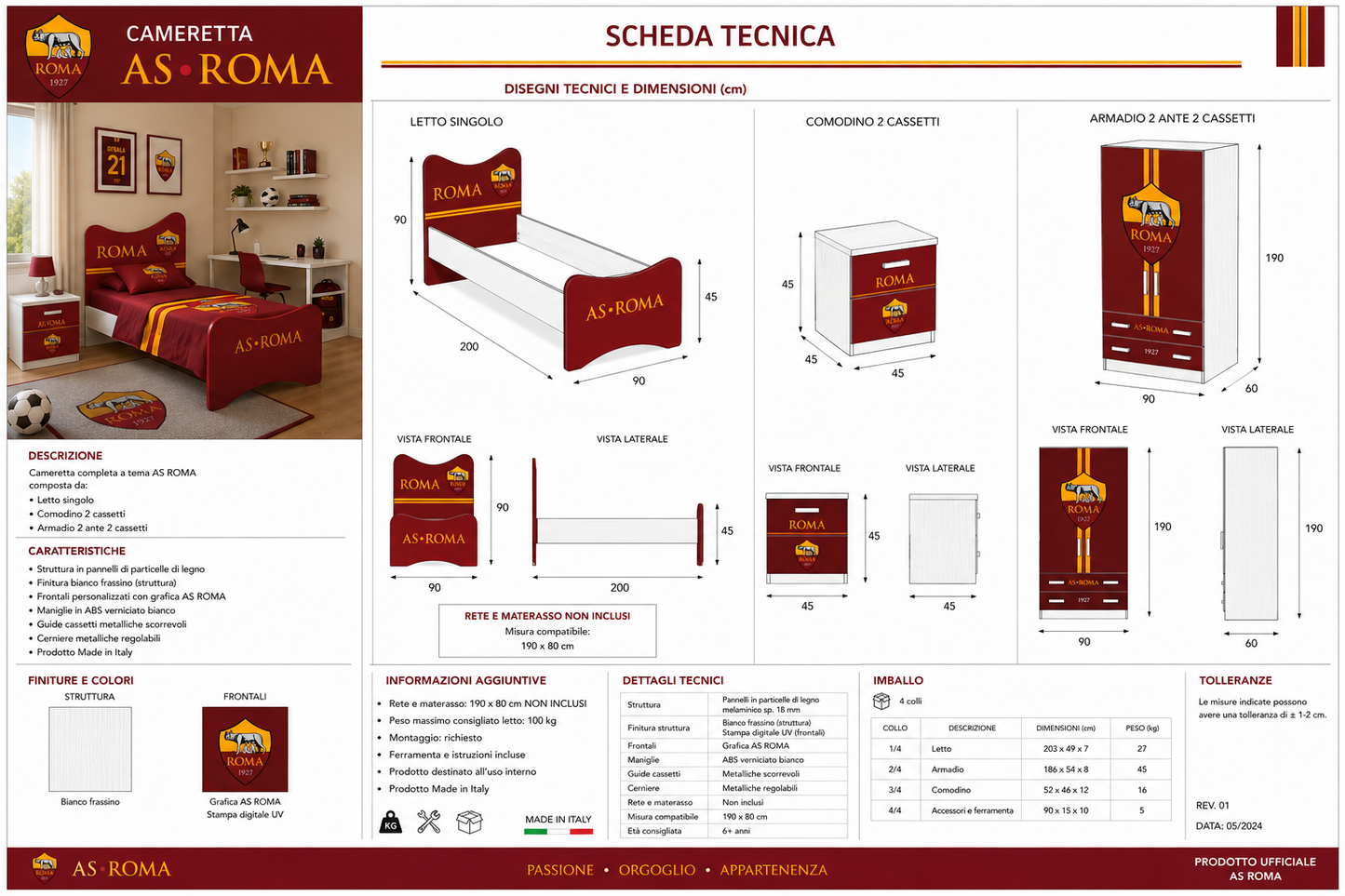 Cameretta  Roma