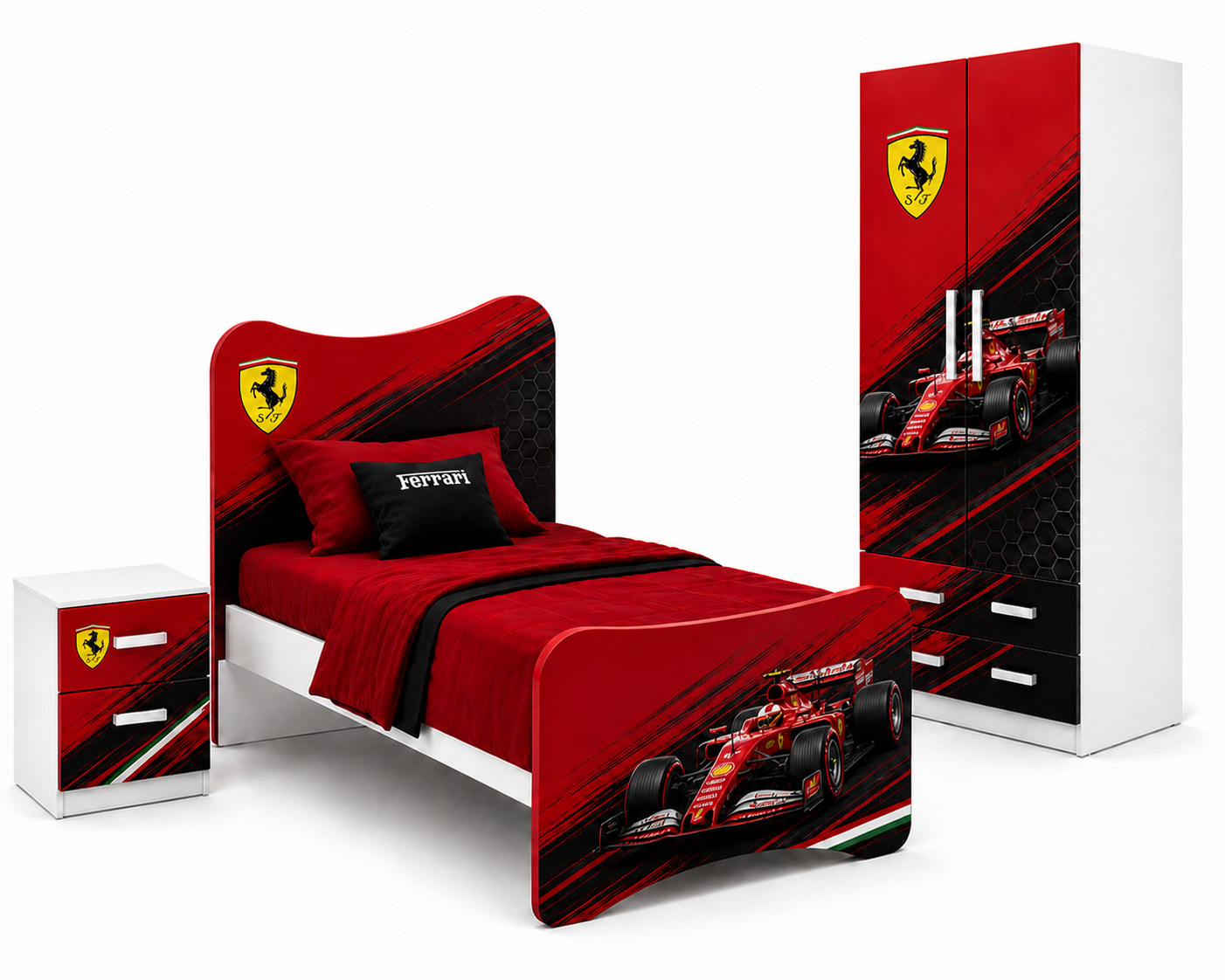 🛍️ Racing Legend Room – Cameretta Completa Tema Auto da Corsa