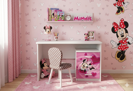 Scrivania con comodino Minnie