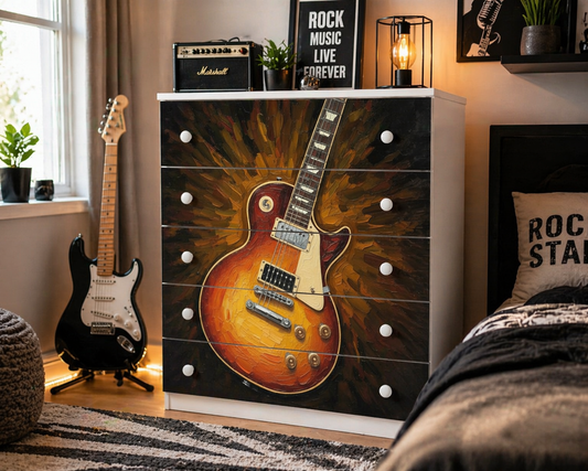 Cassettiera chitarra gibson