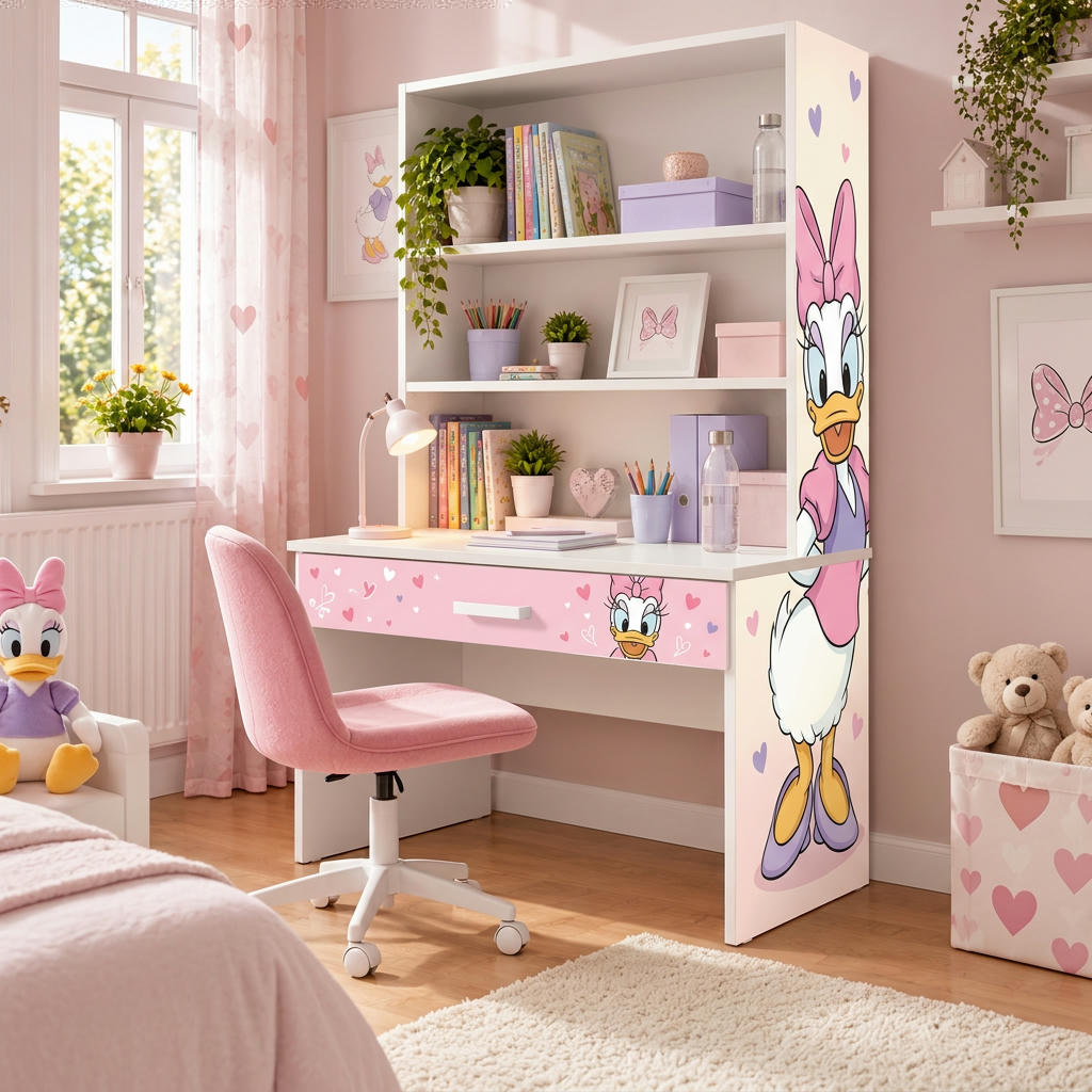 Scrivania con Libreria Paperina