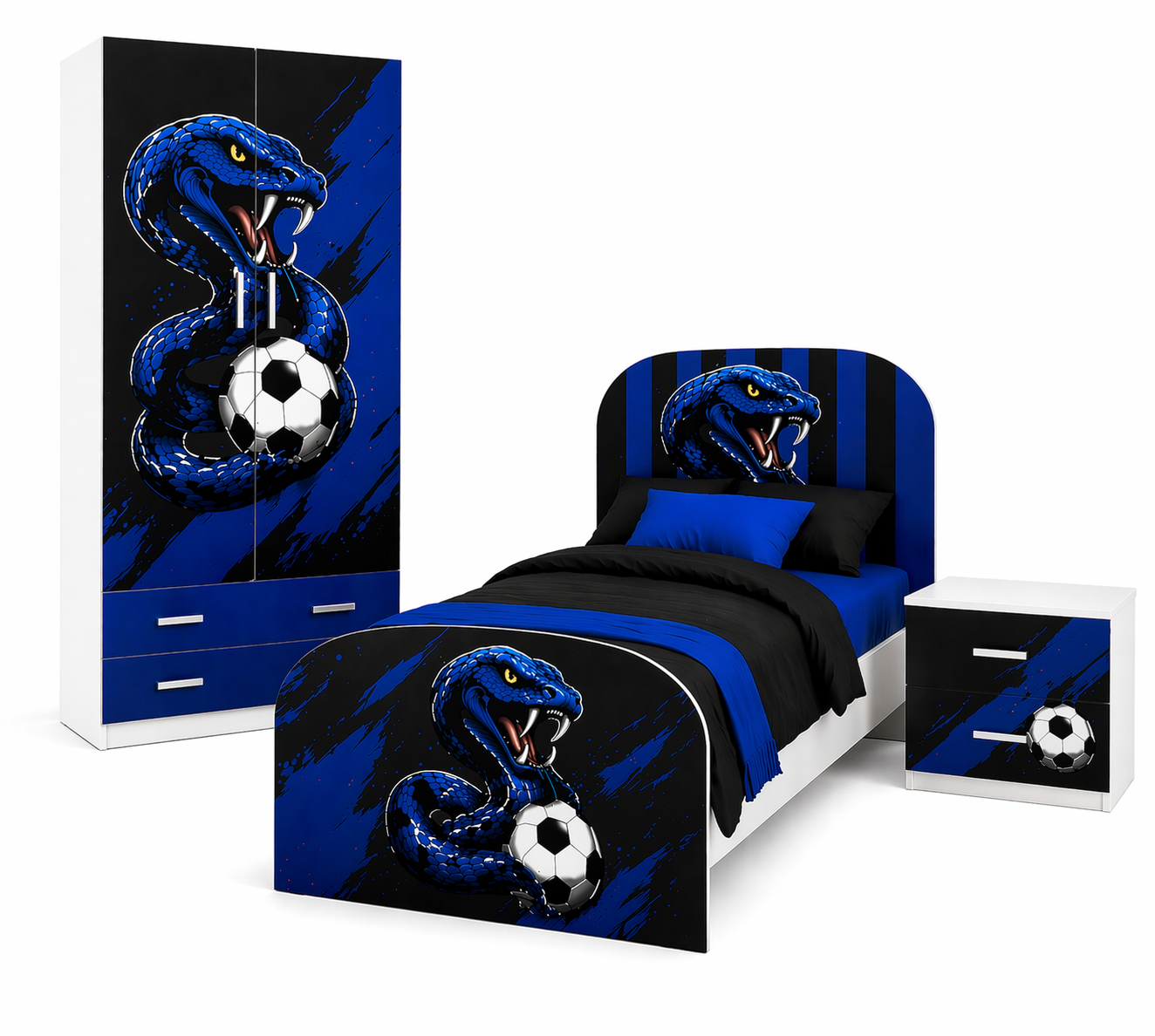 CAMERETTA"NEROAZZURRA"
