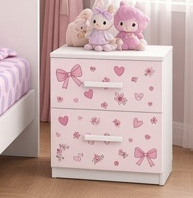 Cameretta Paperina Dream – Letto Singolo, Armadio 2 Ante e Comodino