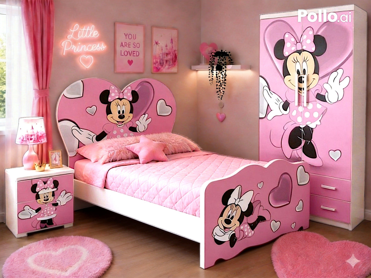 Cameretta cuore "minnie"
