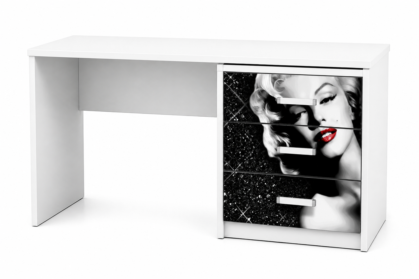 Scrivania con comodino Marilyn Monroe