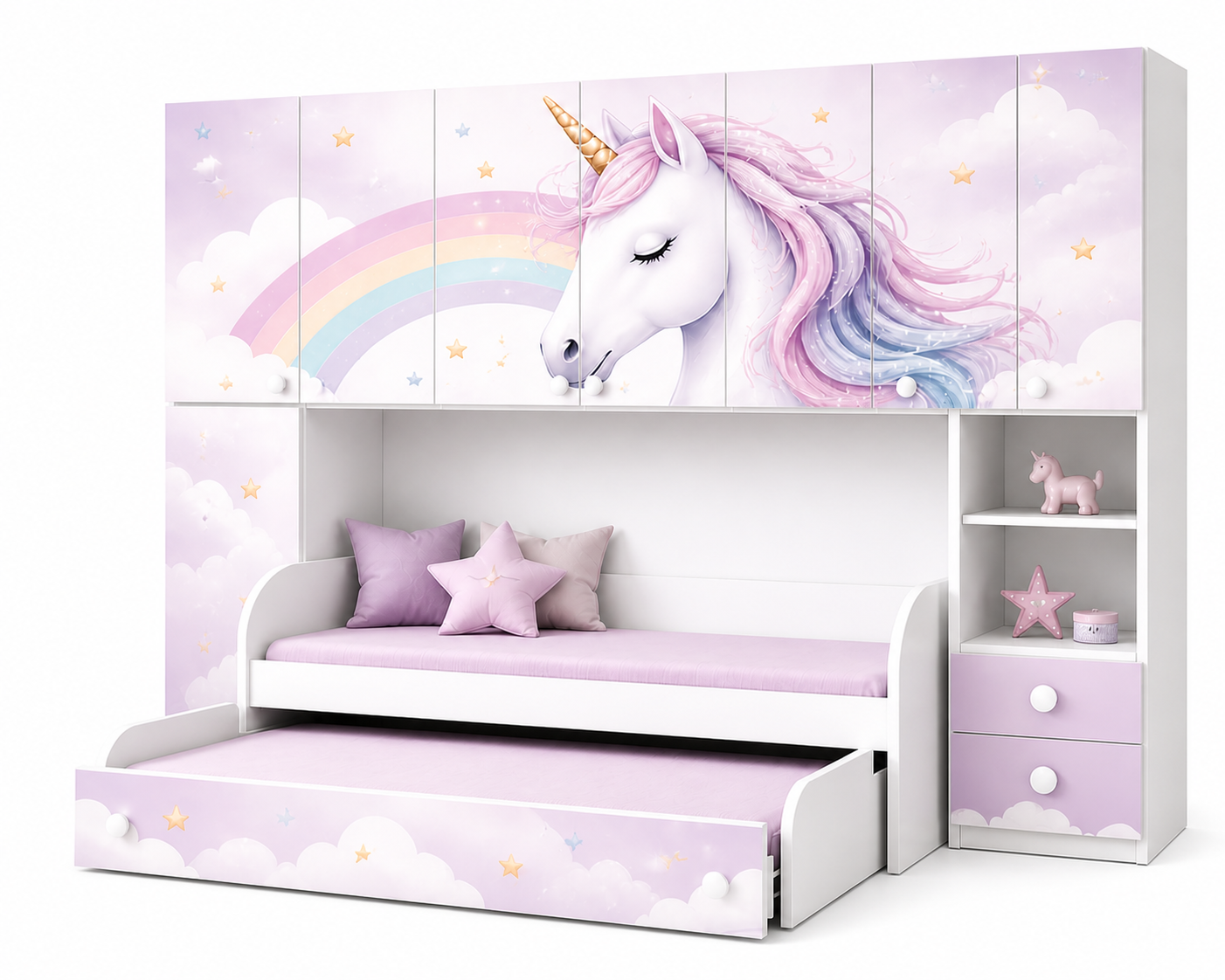 Cameretta a ponte unicorno