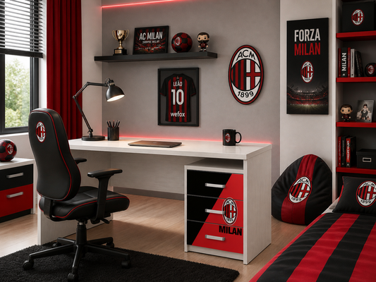 Scrivania con comodino Milan