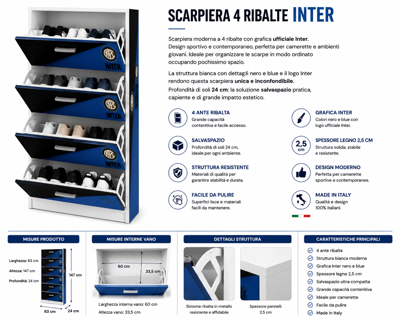 Scarpiera Inter