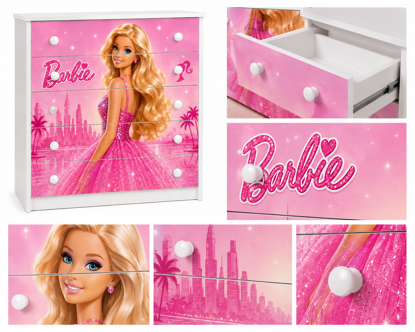 Cassettiera Barbie