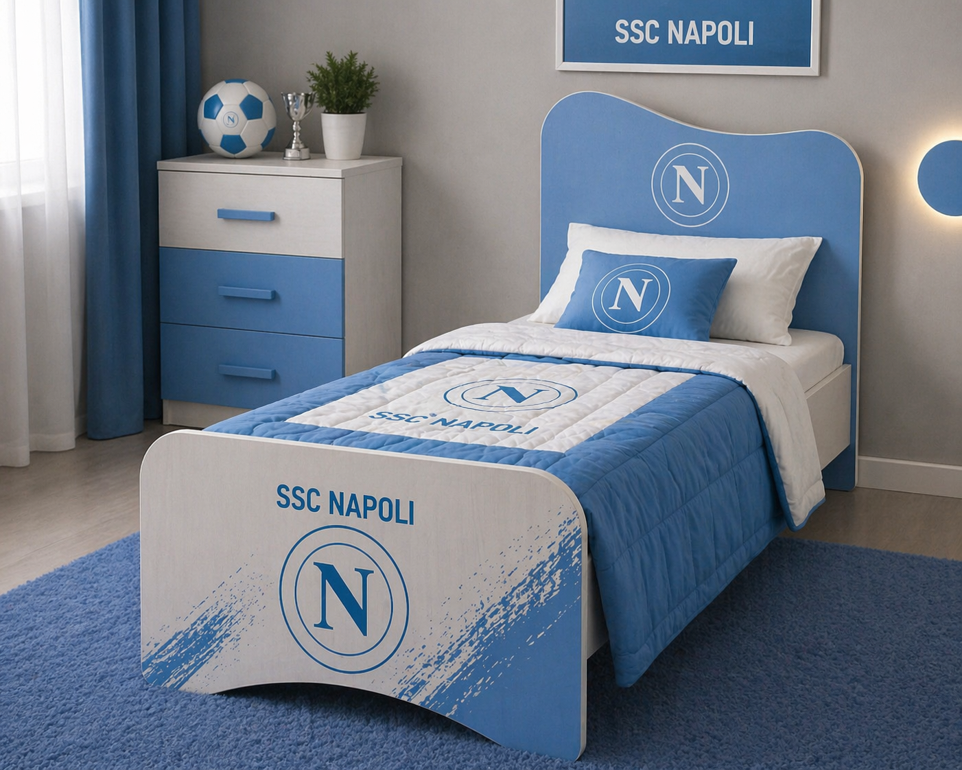 NAPOLI Sky Blue Champion Room,