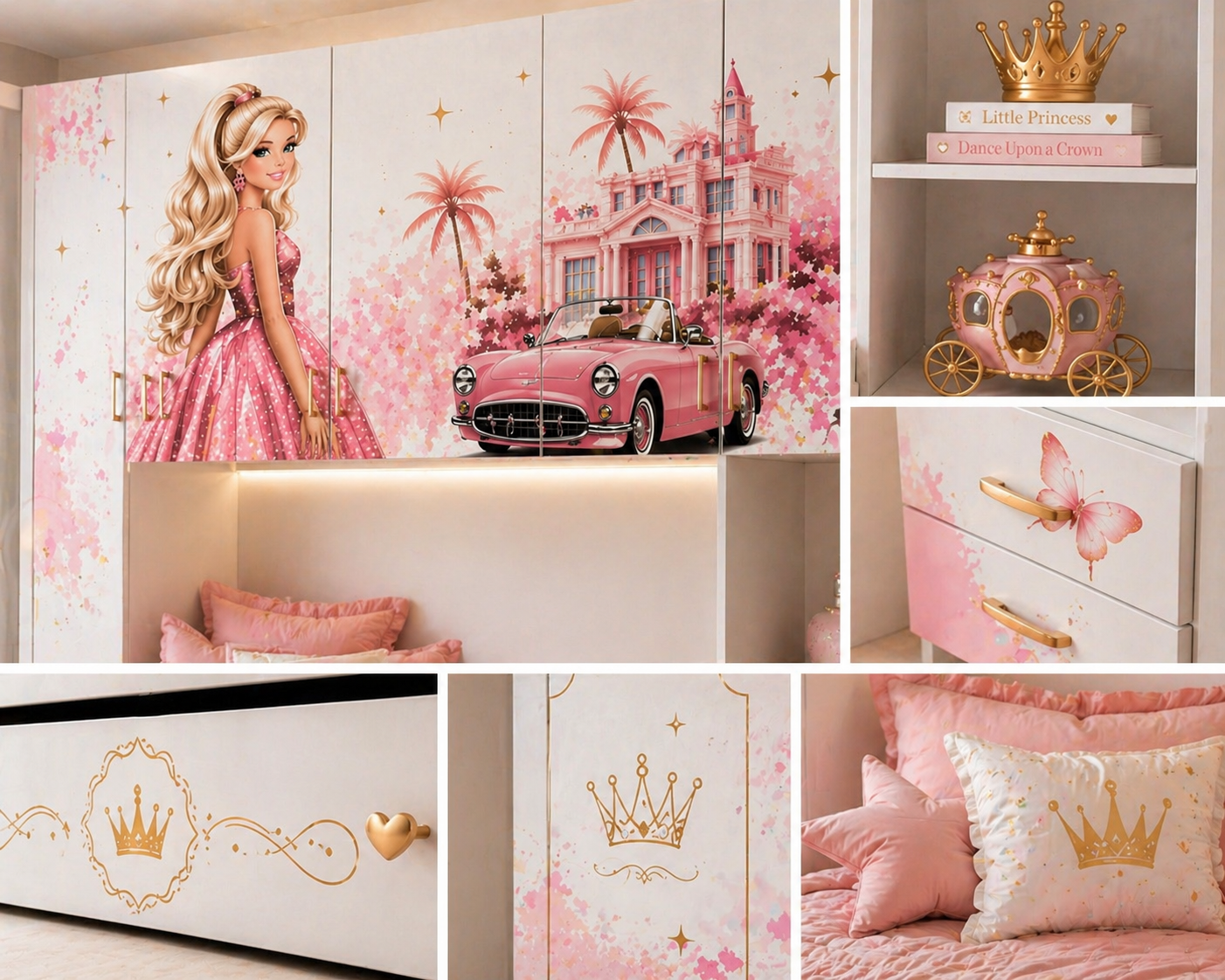 Cameretta a ponte barbie luxury