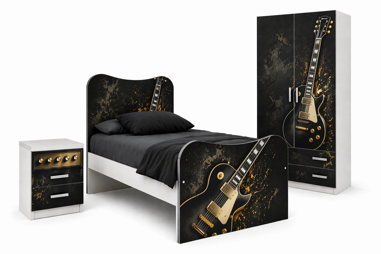 Rock Legend Room – Cameretta Completa Tema Chitarra