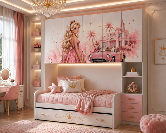 Cameretta a ponte barbie luxury