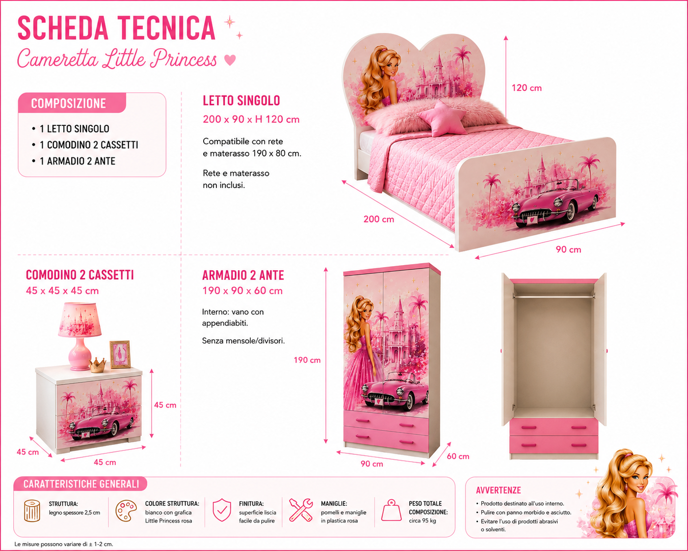 Cameretta "Cuore BARBIE"