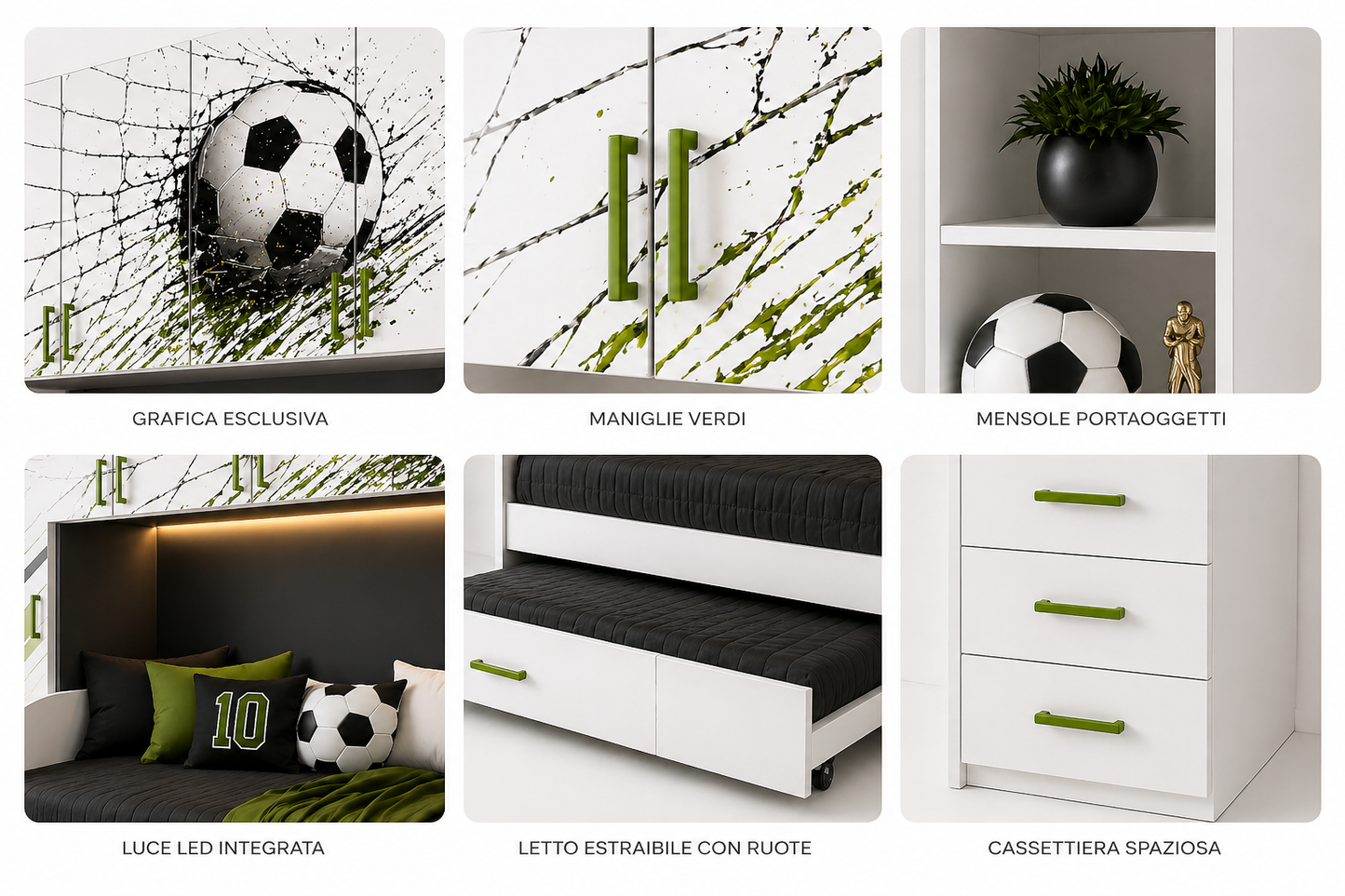 Cameretta Ponte "Football Pro"