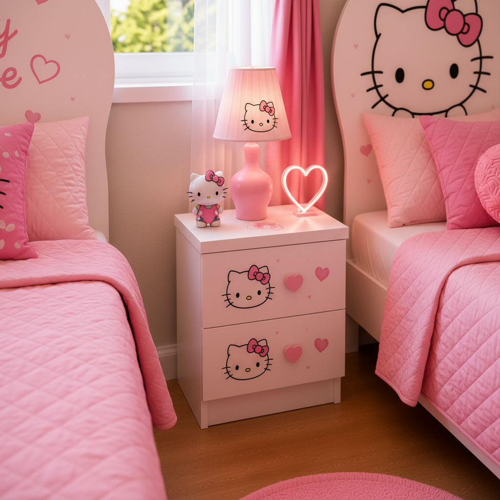 CAMERETTA "Cuore HELLO KITTY "