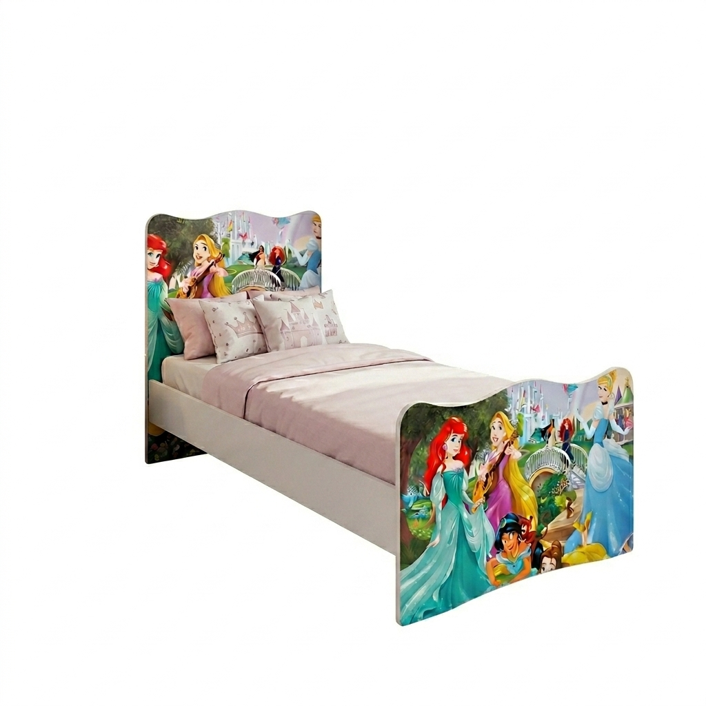 Letto Singolo Princess Dream Castle – Letto Bambina Tema Principesse Luxury