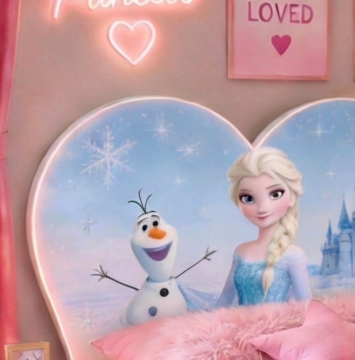 Cameretta "Cuore Frozen"