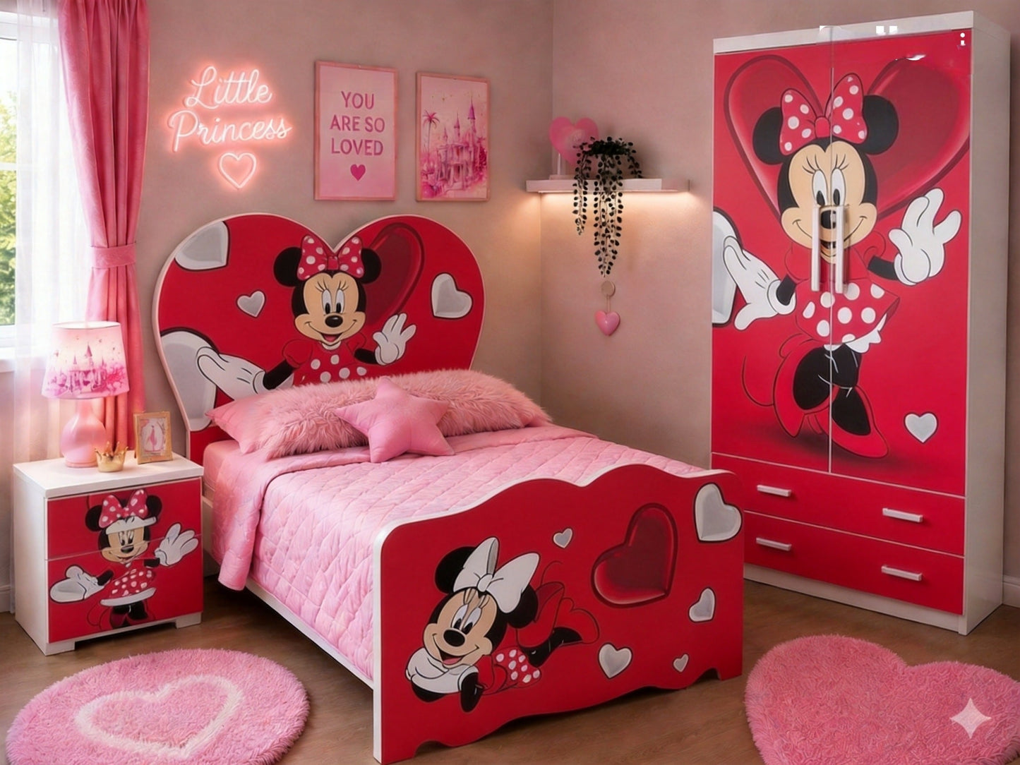 Cameretta cuore "minnie"