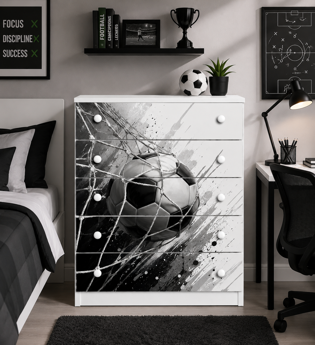 Cassettiera calcio