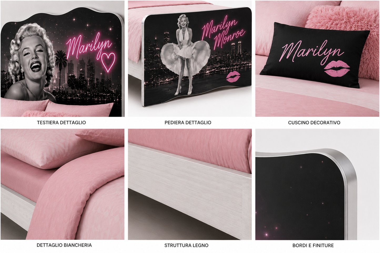 Letto merylin monroe