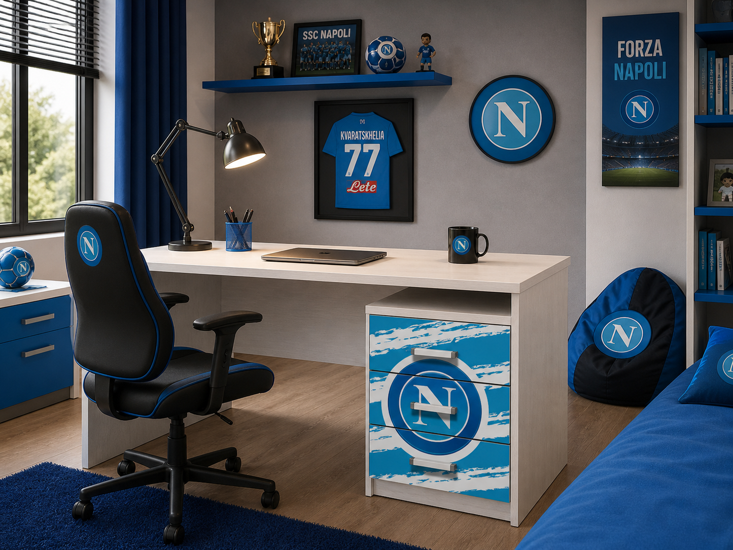 Scrivania con comodino Napoli