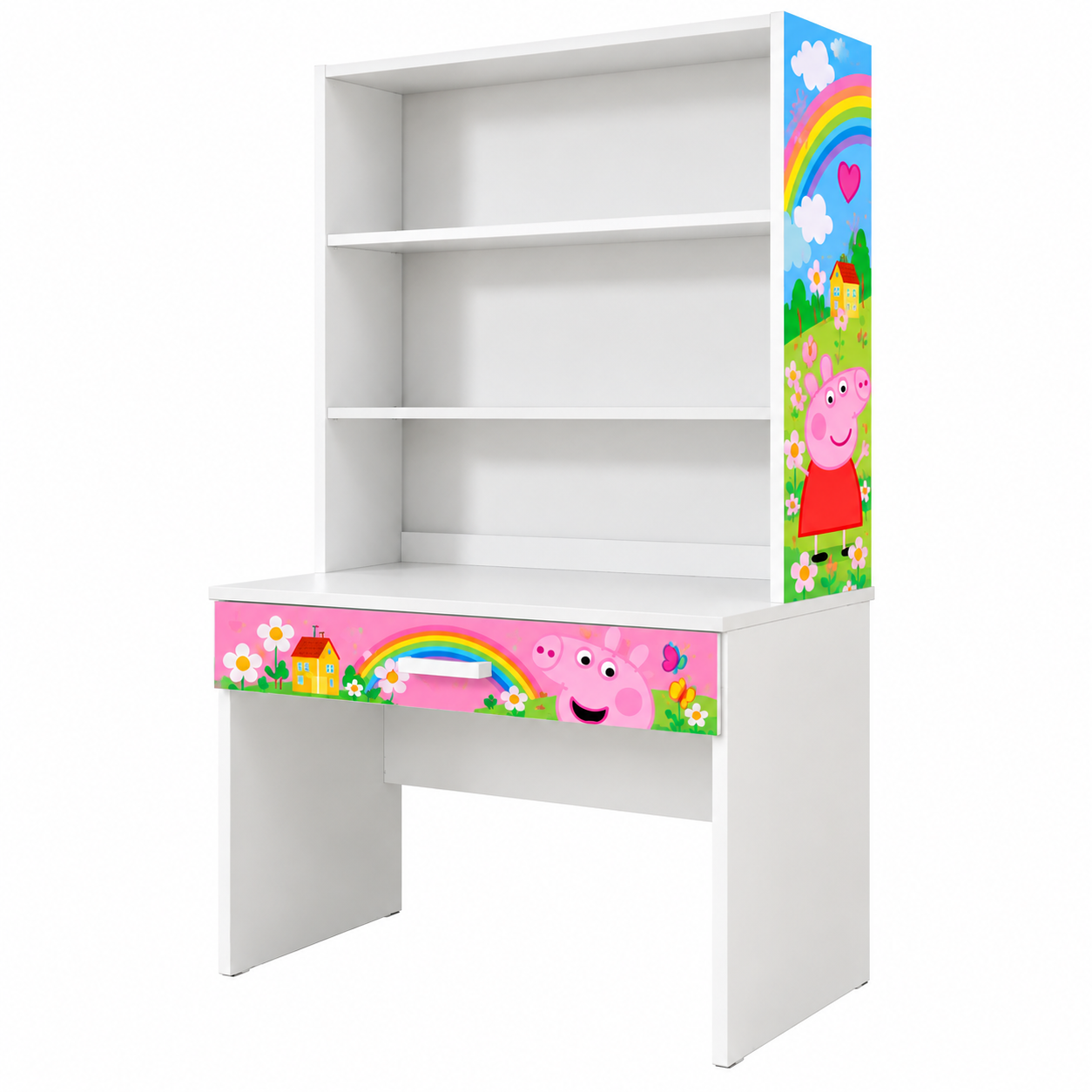 Scrivania con Libreria Peppa Pig
