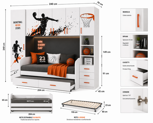 Cameretta Ponte "Basket Elite"