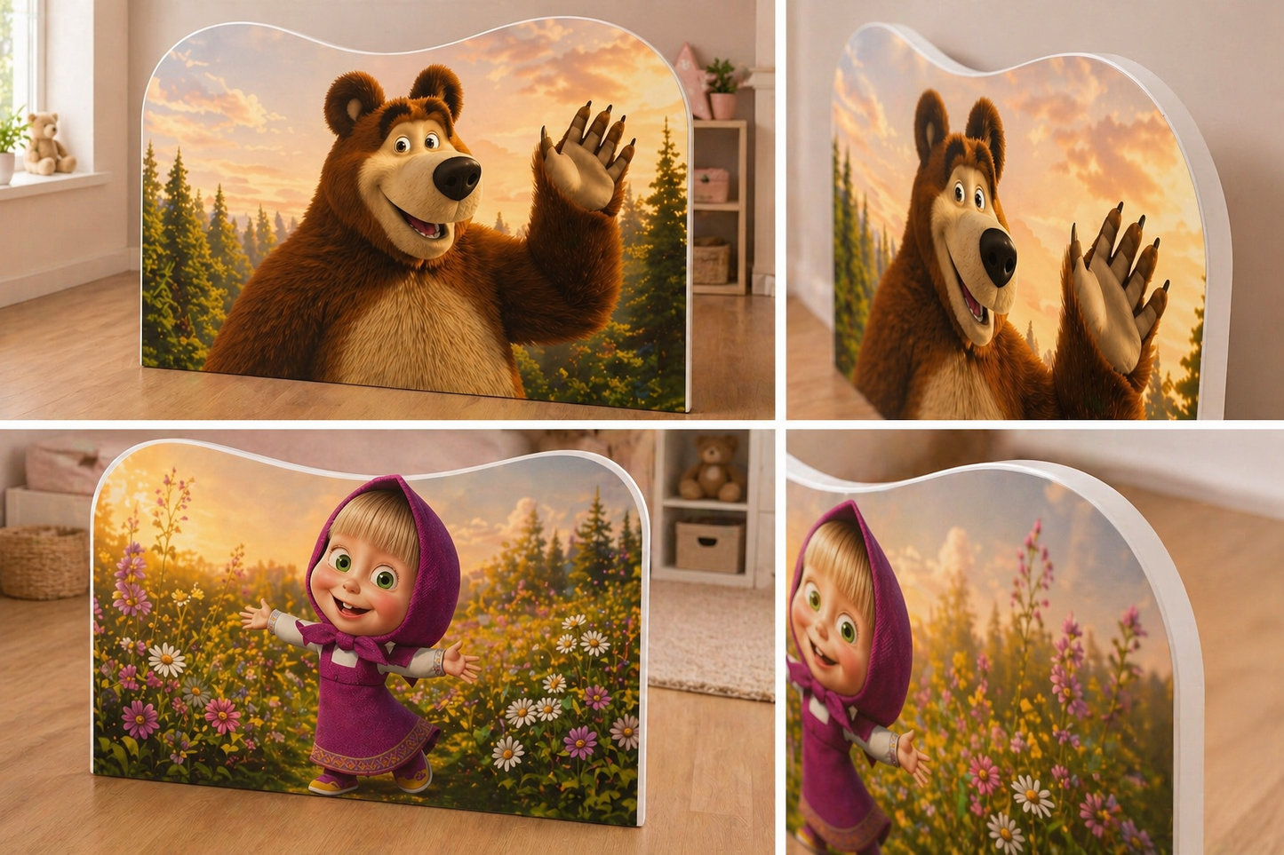 Letto Masha Dream Forest – Letto Singolo Bambina Tema Fiaba e Natura
