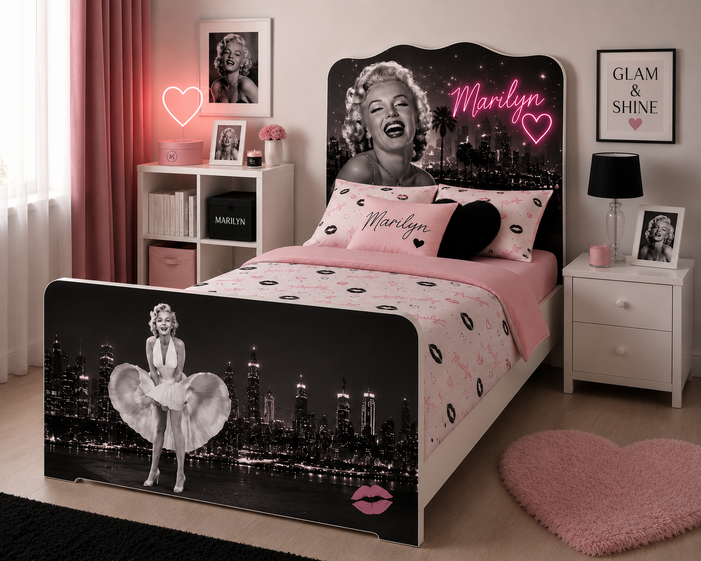 Letto merylin monroe