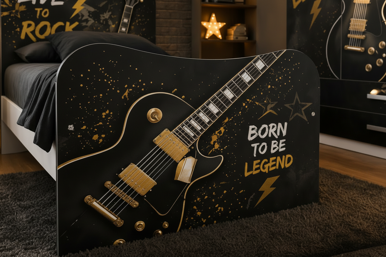 Rock Legend Room – Cameretta Completa Tema Chitarra