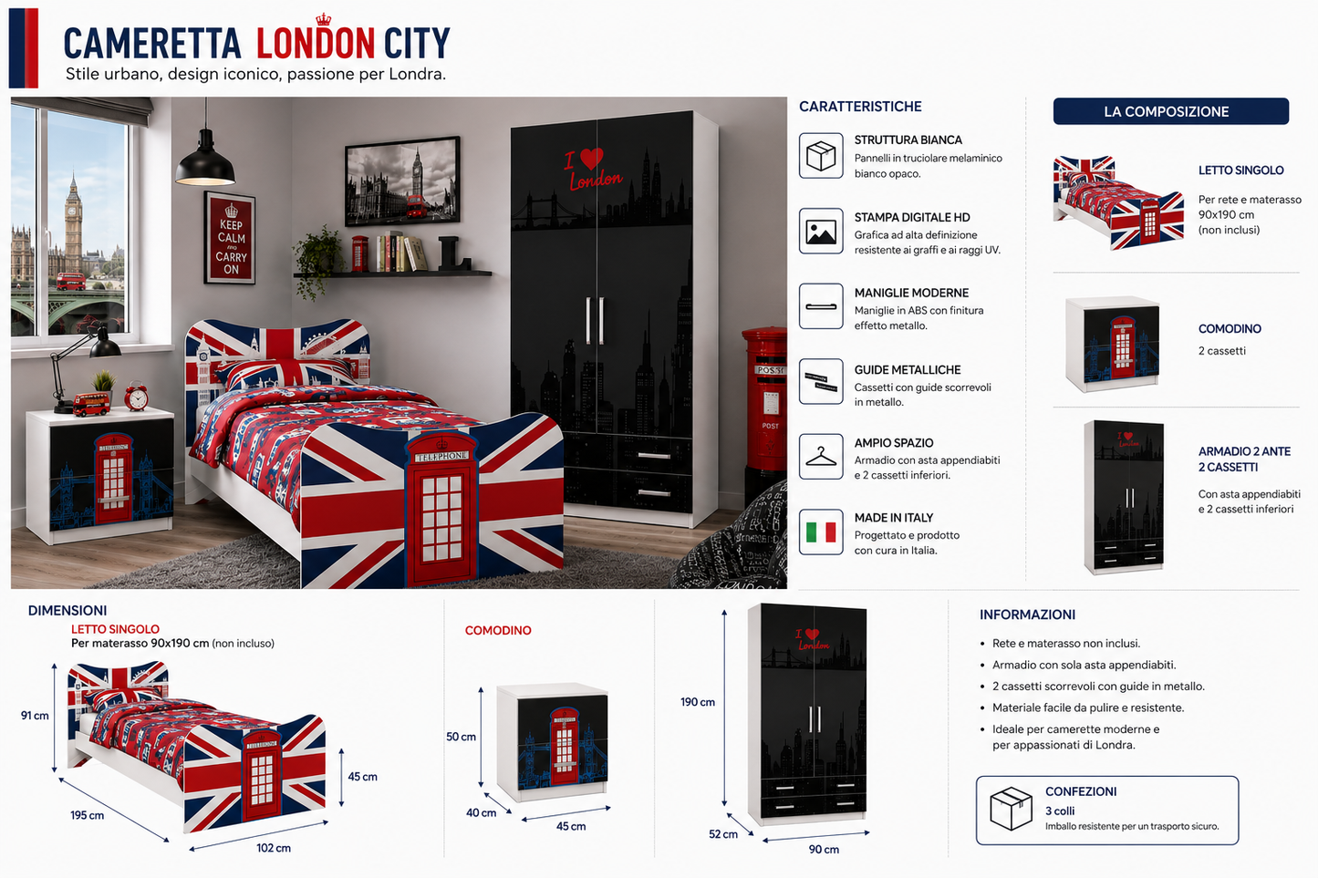 Cameretta  londra