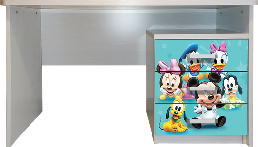 Scrivania con comodino baby