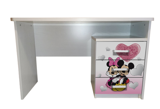 Scrivania con comodino Topolino e Minnie