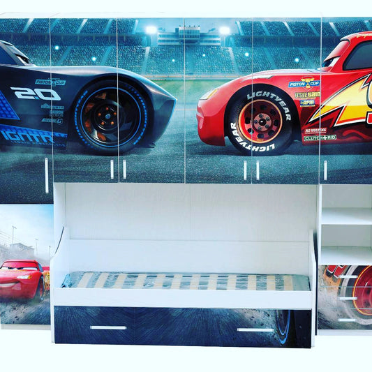 Letto a ponte cars