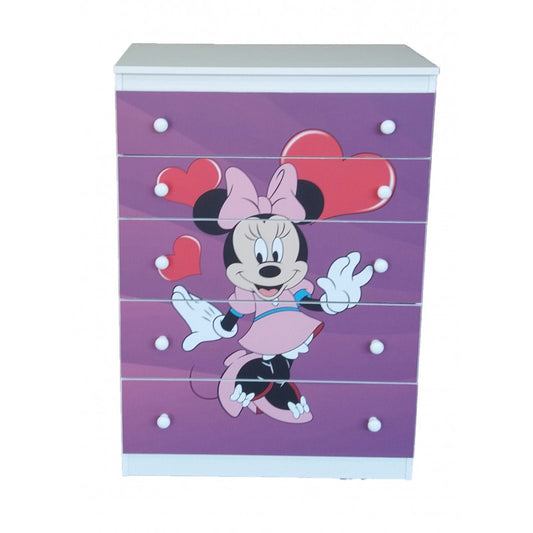 cassettiera da 5 cassetti Minnie